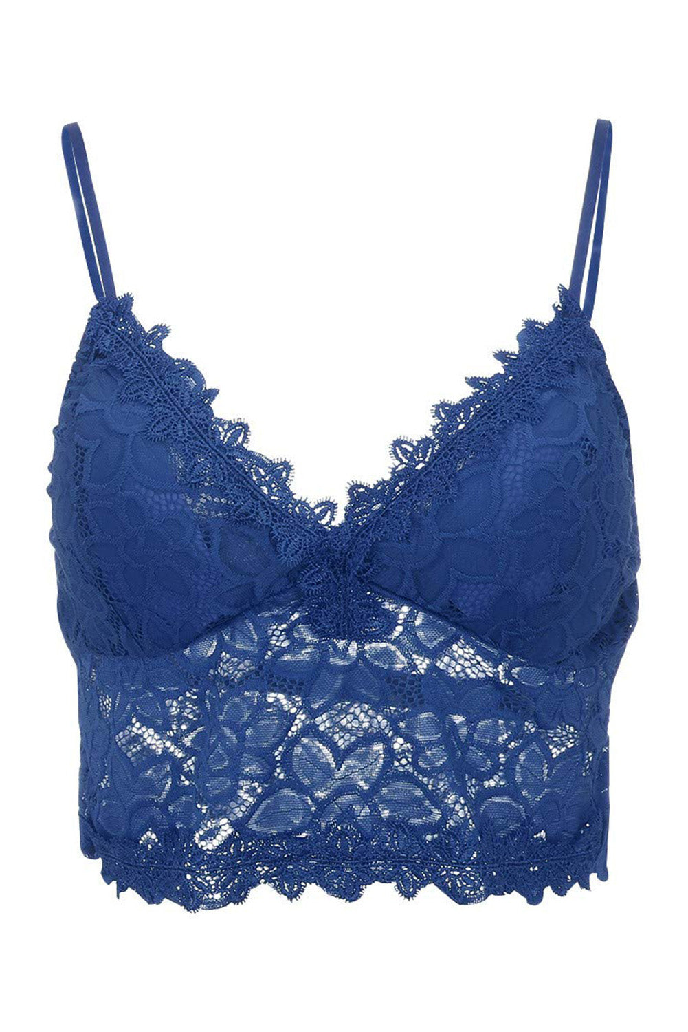 Navy blue bralette top deals