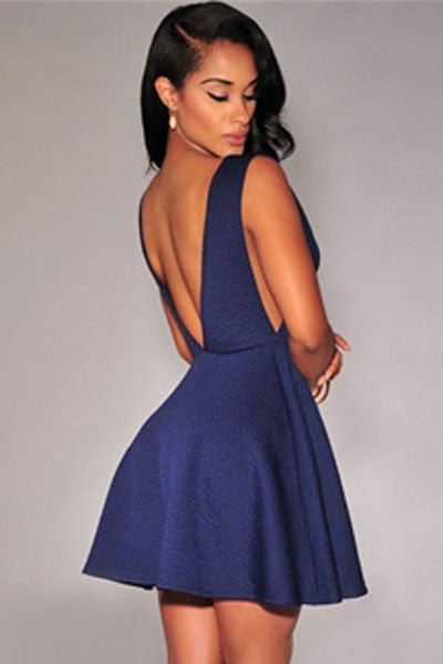 Backless one store piece dress